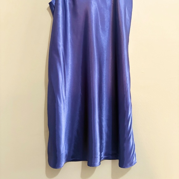 Vintage Gilligan & O'Malley Purple Silky Slip Chemise - Picture 5 of 13